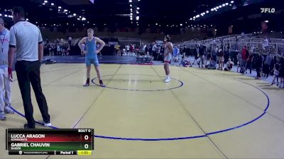 136 lbs Quarterfinal - Gabriel Chauvin, Raider vs Lucca Aragon, KongKrete