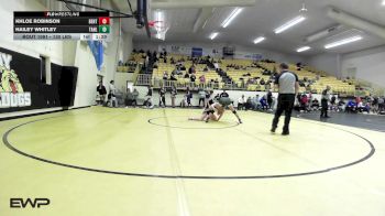 130 lbs Rr Rnd 2 - Khloe Robinson, Bentonville Girls vs Hailey Whitley, Tahlequah Girls HS
