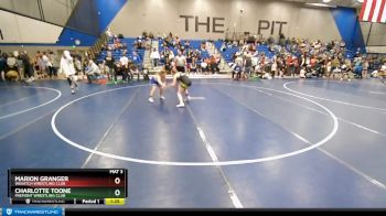 100+ Cons. Round 1 - Marion Granger, Wasatch Wrestling Club vs Charlotte Toone, Fremont Wrestling Club