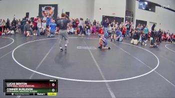 55 lbs Cons. Round 3 - Lucas Benton, White Knoll Youth Wrestling vs Conner Burleson, Spartanburg Wrestling Academy