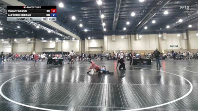 138 lbs Round Of 16 - Tiago Passos, Bishop Verot vs Alfredo Cheang, Gladiator Wrestling Academy