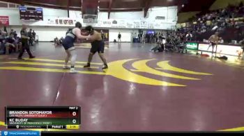 285 lbs Semifinal - Brandon Sotomayor, Life Pacific University (Calif.) vs Kc Buday, University Of Providence (Mont.)