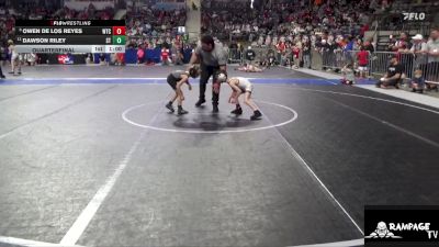 49 lbs Quarterfinal - Owen De Los Reyes, WTC vs Dawson Riley, SW Timberwolves