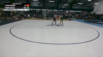 197 lbs Cons. Round 3 - Jacob Kraker, Wheaton vs Simon Lingle, Brockport