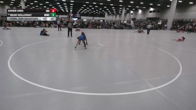 56 lbs Cons. Sub-quarters - Asher King, Sebolt Wrestling Academy vs Bear Holloway, Mat Demon Wrestling Club