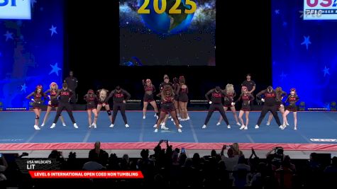 USA Wildcats - LIT [2025 L6 International Open Coed Non Tumbling Semis] 2025 The Cheerleading Worlds