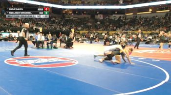 155 Class 1 lbs Semifinal - Addie Davis, Adrian vs Analeigh Winchell, Cassville
