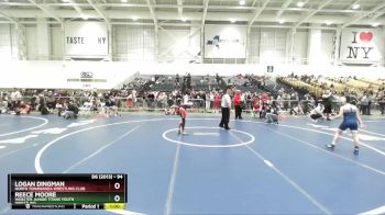 94 lbs Cons. Round 2 - Reece Moore, Webster Junior Titans Youth Wrestling vs Logan Dingman, North Tonawanda Wrestling Club