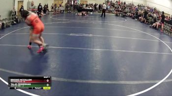 132 lbs Round 3 (6 Team) - Brooks McCollom, Oklahoma Elite vs Talas Zimmerman, Iowa USA Grey