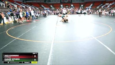 119 lbs Semifinal - Jack Guerrero, Allendale vs Parker Withers, Front Royal WC