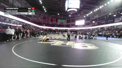 150 lbs Cons. Round 4 - Jackson Beck, Meridian vs Owen Cutler, Eagle