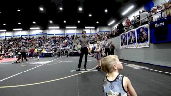 43 lbs Consolation - Mark Misak, Clinton Youth Wrestling vs Boomer Clinkenbeard, Comanche Takedown Club