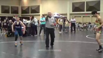 140 lbs Finals (2 Team) - Lewis Daye, Iowa Gold vs Jake Van De Reit, Missouri Gold