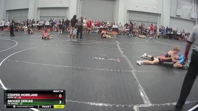 125 lbs Round 7 (10 Team) - Cooper Moreland, Level Up vs Brooke Derijke, MF Savage