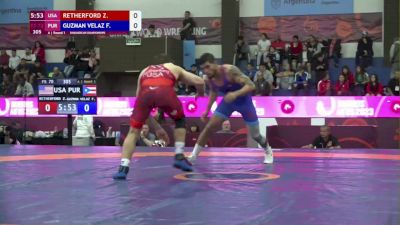 70 kg Round 1 - Zain Retherford, USA vs Francisco Guzman, PUR