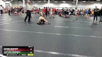 96 lbs Round 3 (8 Team) - Zayden Edwards, Team Germantown vs Matthew DeAngelo, Terps East Coast Elite