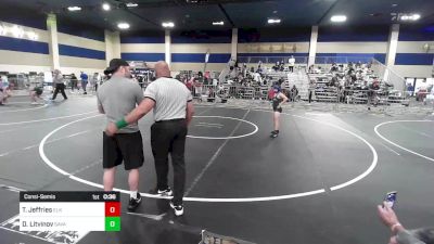 90 lbs Consolation - Tyler Jeffries, Elk Grove Wr Ac vs Danil Litvinov, Savage House WC