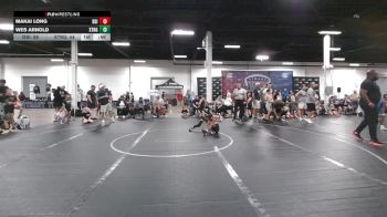 56 lbs Round 4 (6 Team) - Makai Long, Diamond State Inferno vs Wes Arnold, Xtreme Team Grey