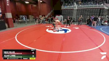 130 lbs Cons. Semi - Elijah Labbe, Touch Of Gold Wrestling Club vs Beck Miller, Touch Of Gold Wrestling Club