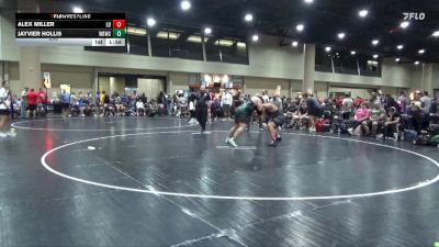 285 lbs Round 2 (6 Team) - Jayvier Hollis, White Buffalo Wrestling Academy vs Alex Miller, Level Up