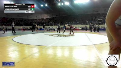 200 lbs Consi Of 4 - Karissa Jones, Perry Girls Wrestling Club vs Leilani Shawnee, Little Axe Takedown Club
