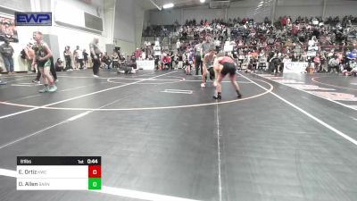 61 lbs Consi Of 8 #2 - Easton Ortiz, Keystone Wrestling Club vs Dugan Allen, Barnsdall Youth Wrestling