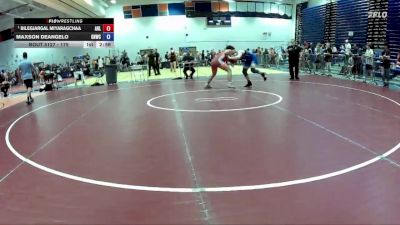 175 lbs Champ. Round 2 - Bilegjargal Miyaragchaa, Arlington vs Maxson Deangelo, Great Neck Wrestling Club