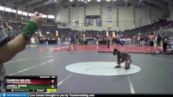 160 lbs Champ. Round 1 - Lowell Baker, Williamson Hs vs Marrion Nelson, Lake Highland Prep School