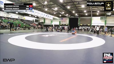 144 kg 7th Place - Jackson Hatton, Pinnacle Wrestling Club vs Michael Roesch, Maurer Coughlin Wrestling Club