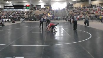 A 132 lbs 5th Place Match - Gage Goetz, Creek Wood High School vs Ian Adams, Daniel Boone High School