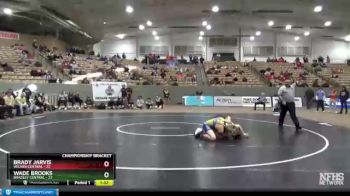 160 lbs Semis & 1st Wb (8 Team) - WADE BROOKS, Bradley Central vs Brady Jarvis, Wilson Central