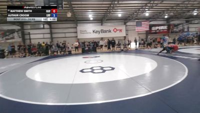 74 kg Champ. Rd Of 128 - Matthew Smith, Clarion RTC vs Authur Croom, Lake Erie Regional Training Center