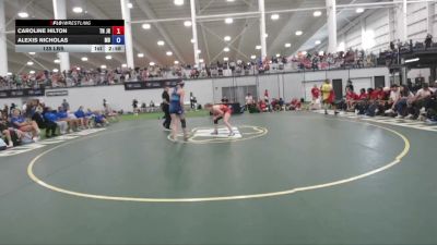 135 lbs Caroline Hilton, Tennessee vs Alexis Nicholas, Maryland