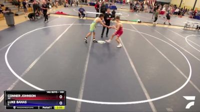 149 lbs Cons. Round 3 - Conner Johnson, WI vs Luke Banas, IL