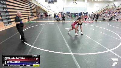 145-155 lbs Round 1 - Esperanza Calvillo, MN vs Chloe Sanders, IA
