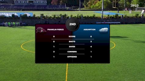 Replay: Franklin Pierce vs Assumption | Oct 5 @ 3 PM