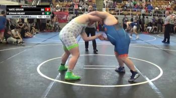 287 lbs Champ. Round 1 - Nate Gruor, Dunbar Wrestling Club vs Ethan Heady, Jv Warriors