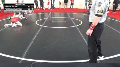 85_B lbs Round Of 64 - Chase Secrist, Peters Twp vs Jeremiah Sanetrik, Albert Gallatin