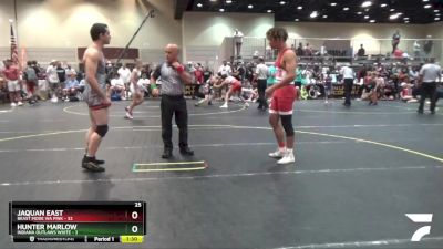167 lbs Round 2 (6 Team) - Jaquan East, Beast Mode WA Pink vs Hunter Marlow, Indiana Outlaws White
