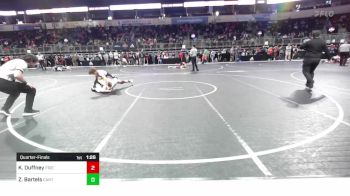 128 lbs Quarterfinal - Kayson Duffney, Fried Daze vs Zachary Bartels, Canton Wrestling Club