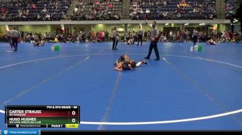 85 lbs Quarterfinal - Carter Strauss, No Nonsense vs Hugo Hughes, Big Game Wrestling Club