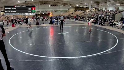 113 lbs Quarterfinals (8 Team) - Jacob Wolfe, Bradley Central High School vs Tanner Kitts, Knoxville Halls High School