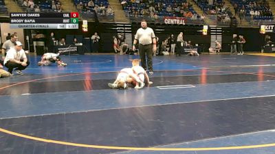 80 lbs Quarterfinal - Sawyer Oakes, Carlisle vs Brody Bafia, Huntingdon