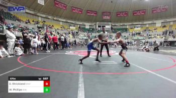 67 lbs Semifinal - Guy Strickland, Gentry Youth Organization Wrestling vs Weston Phillips, Conway Wrestling Club