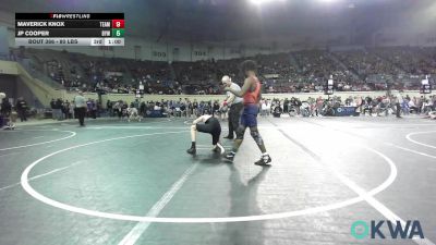 106 lbs Consi Of 16 #2 - Cael Gensman, Cowboy Wrestling Club vs Ashton Marzett, Kipp Tulsa