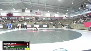 184 lbs Quarterfinal - Branson Britten, Central Oklahoma vs Fletcher Rose, Ashland