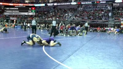 3A-132 lbs Cons. Round 2 - Soren Kelsall, Pleasant Valley vs Rex Edmonds, Iowa City, Liberty