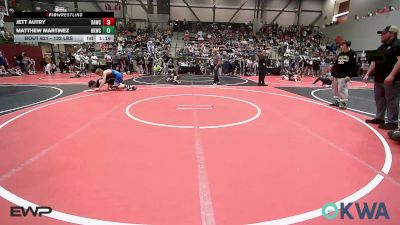 132 lbs Semifinal - Jett Autry, Broken Arrow Wrestling Club vs Matthew Martinez, Henryetta Knights Wrestling Club