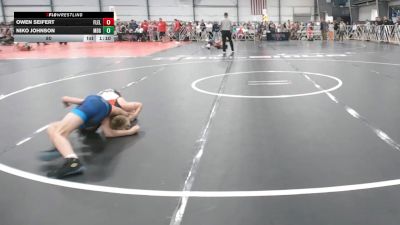 80 lbs Round 5 - 3:oopm Friday - Niko Johnson, Maryland GOLD vs Owen Seifert, Florida Elite