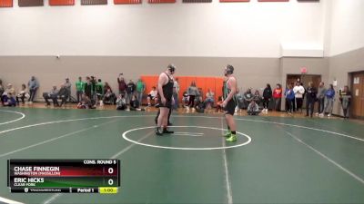 285 lbs Cons. Round 5 - Chase Finnegin, Washington (Massillon) vs Eric Hicks, Clear Fork